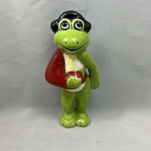 Vintage Anthropomorphic Frog Matador Figurine
